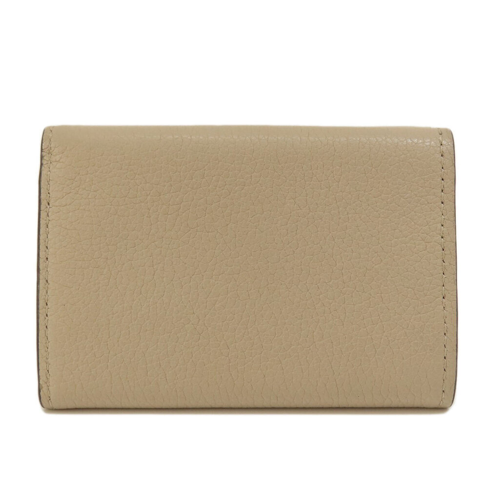 Louis Vuitton Gray Portefeuille fold Leather Wallet Taurillon Bi Lock Gray